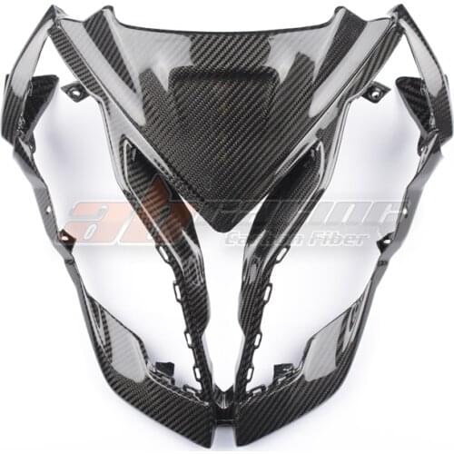 Front Head Fairings For BMW S1000XR 2015 - 2019 Full Carbon Fiber 100% Twill