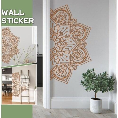 Simple Two Sets Of Lotus Wall Stickers Living Room Bedroom Background Decorative Wall Stickers PVC Easy To Operate Self-adhesive