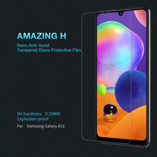 For Samsung Galaxy A31 NILLKIN Amazing H Nanometer Anti-Explosion Tempered Glass Screen Protector