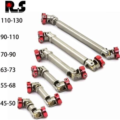 1:14 Metal Drive Shaft for 1/14 Tamiya SCX10 D90 RC4WD RC Crawler Car Replacement Steel Transmission Shaft Upgrade Parts