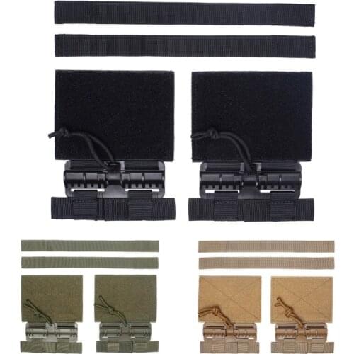 Tactical Quick Release Buckle SetSingle Point Molle Buckle Set With Hook And Loop Fastener For JPC CPC NCP XPC VEST