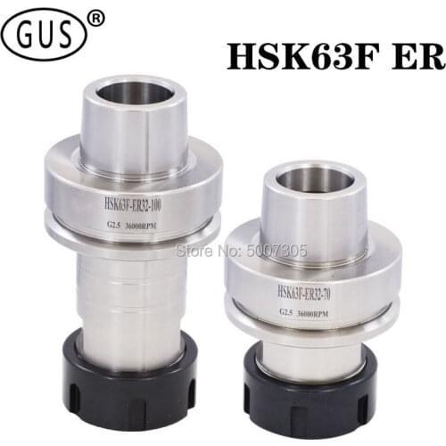 Free delivery High precision HSK63F ER ER16 ER25 ER32 ER40 chuck HSK shank for grinding milling cutter in CNC machining center