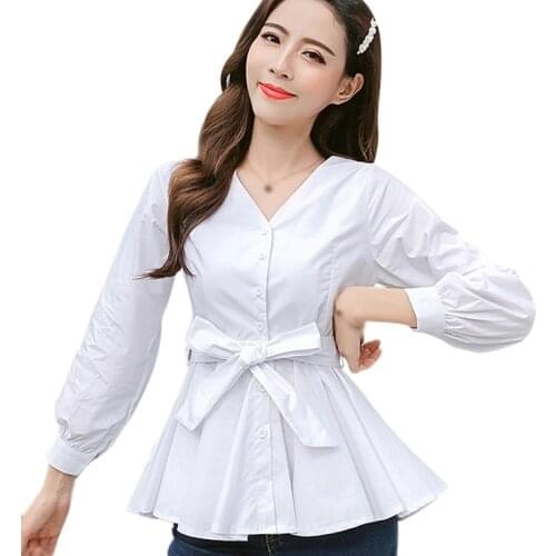 EFINNY Women Blouses Office Lady Blouses Elegant Tops Spring Autumn Tops Women 2021Shirts for Women