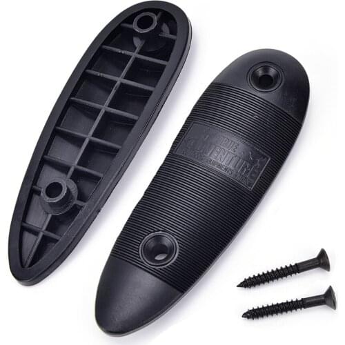 1Set Outdoor Tactical Non-Slip Ribbed Slip Recoil Pad With Screw For Hunting Accessories Shooting Gun Buttstock Protection