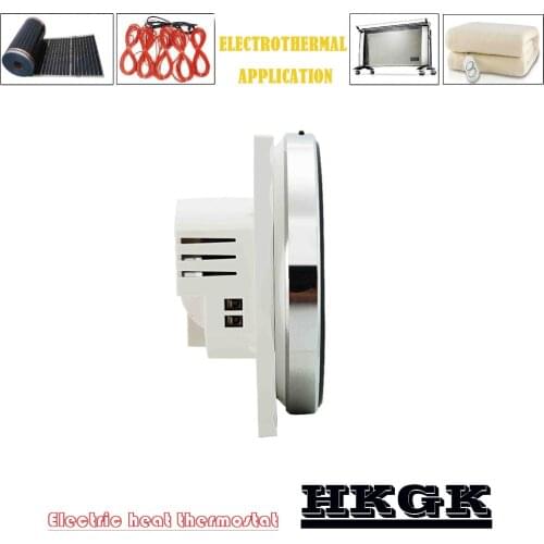 16A electric heating thermostat with external sensor