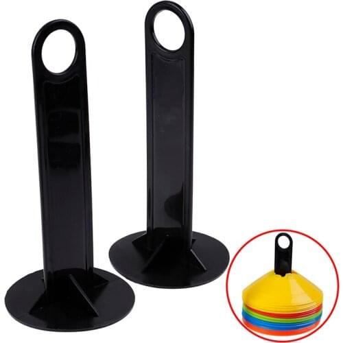 2Pcs/set High Quality Plastic Soccer Training Sign Dish Pressure Resistant Cones Marker Discs Marker Bucket Sports Accessories