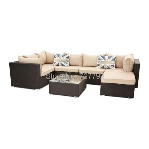 London Rattan 5 Seater Corner Sofa Group