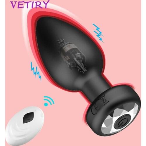 Butt Plug 10 Speeds Clitoris Stimulator Vibrator Prostate Massager Anal Vibrator Anal Beads Wireless Remote Toys For Adults 18