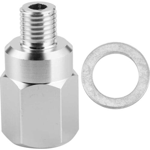 Car Accessory For LS Swap Gauge Sensor Adapter Coolant Temperature Sensor Male M12-1.5 to Female 3/8in-18 NPT