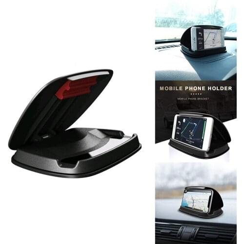 Car Dashboard Phone Mount Holder HUD Stand Clamp Vertical Horizontal with 360° Rotate Detachable Magnetic Base