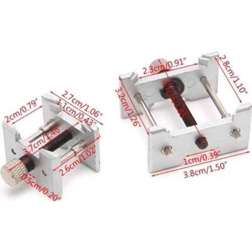 Two-in-one Watch Case Metal Movement Holder Watchmaker Clamp Repair Tool