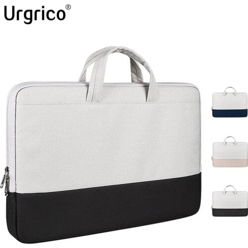 Urgrico Laptop Bag case For Macbook Air Pro Retina 11 13 14 15.6" Laptop sleeve Case Ultrabook Cover bag for HP Dell Notebook