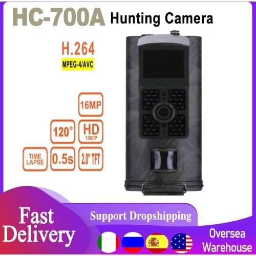 HC-700A Trail Hunting Camera 1080P Full HD 16MP 940NM Scouting Infrared Trail Hunting Camera Motion Sensor With Night