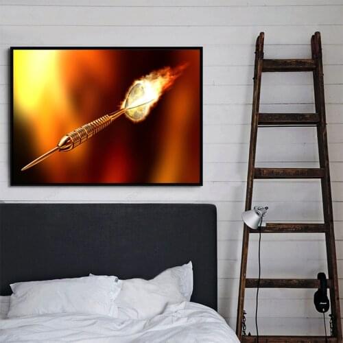 Darts Special Effects Oil Painting Picture Poster Canvas Print Painting Wall Art Living Room Home Decoration