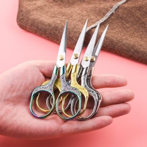 Stainless steel plum blossom classical tea scissors multifunctional tea packaging bag opening tool tea art scissors