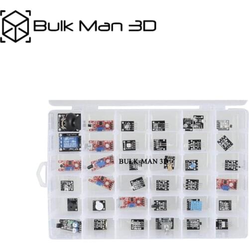 High Quality 37 in 1 Sensor Kit for Arduino with box (Works with Official for Arduino Boards)