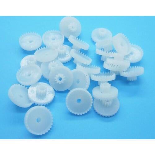 C28102.5B 0.5M Crown Gear 28 Teeth 10 Teeth POM Plastic Crown Gear Modulus 0.5 DIY Model Toy Accessories (100pcs/lot)