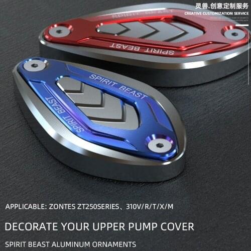 Motorcycle Brake Reservoir Fluid Tank Oil Cup Cover Brake Pump Cap for ZONTES 310V/310R/310T/310M/310X/ZT250 KD150-U/G1/U1/Z2