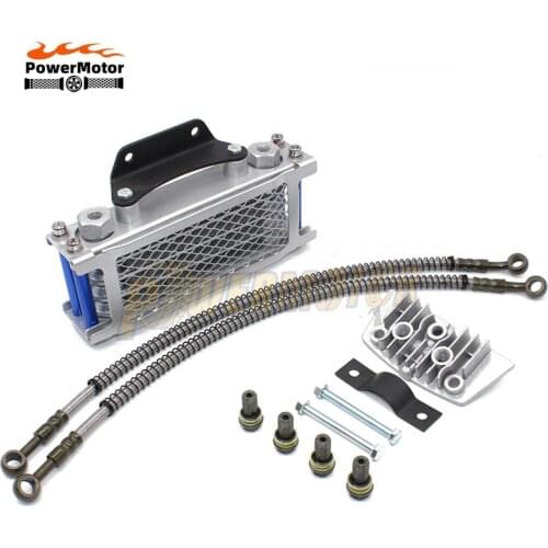 Oil Cooling Cooler Radiator Motorcycle Oil Cooler Set For 125cc 140cc Horizontal Engine Chinese Made Dirt Pit Monkey Bike ATV