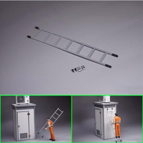 Metal Upgrade Model Stairs Truck Ladder for 1/14 Tamiya RC Truck Trailer Tipper Scania MAN Benz Actros Volvo Car Diy Parts Diy