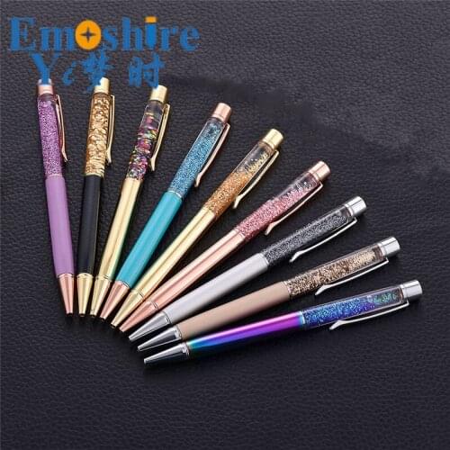 Cute Kawaii Metal Diamond Crystal Ballpoint Pen Ball Pen Gift School Office Supplies Creative Ballpoint Pen Custom C073