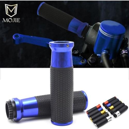 Motorcycle CNC Aluminum Handle Bar Hand Grips 22MM For YAMAHA Dragstar V-Star DS400 DS650 XVS400 XVS650 XV1900 XVS1300 XVS950