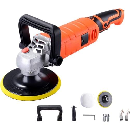 1580W 220V Electric Power Polisher Adjustable Speed Car Electric Polisher Waxing Machine Automobile Furniture Polishing Tools