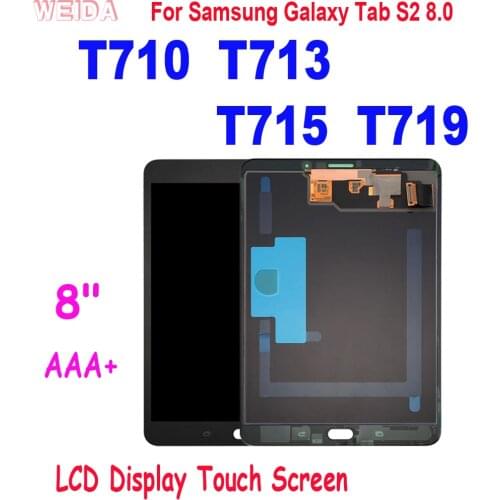 8" LCD Replacement For Samsung Galaxy Tab S2 8.0 T710 T713 T715 T719 LCD Display Touch Screen Digitizer Assembly for SM-T715 LCD