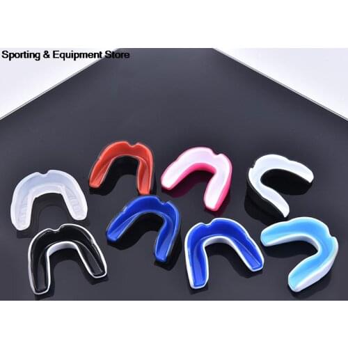 Sport Mouth Guard EVA Teeth Protector Youth Mouthguard Tooth Brace Protection for Basketball Rugby Boxing Karate