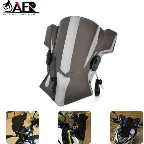 JAER Windshield Deflector Windscreen For Kawasaki Z1000 Z750 ER6N ER-6N Z750R ZR1100 ZR7S