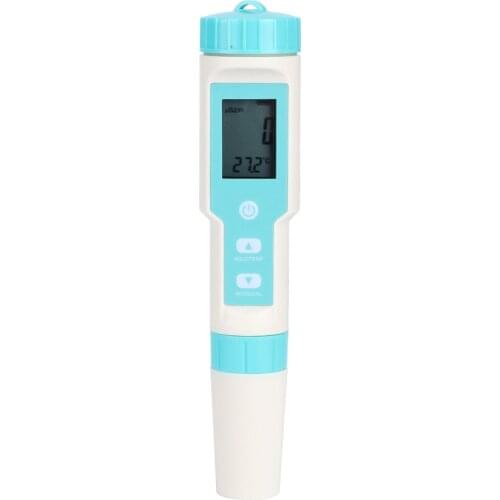 Waterproof Electronic Salinity PH EC ORP Tester Hydrometer Water Quality Testing Tool Digital Meter