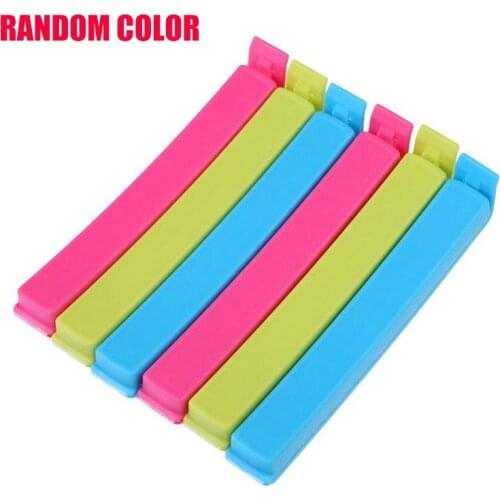 1pc Portable New Kitchen Storage Food Snack Seal Sealing Bag Clips Sealer Clamp Plastic Tool Kitchen Accessories Home Storage