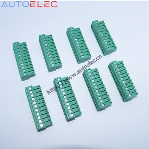 100pcs/lot 3.5mm pitch 10P pcb terminal blocks KF2EDGK PCB Female Pluggable connector MC1.5/10 -ST-3.5 1840447