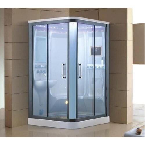 1300X1200X2150mm Luxury Steam Shower Cabin Bathroom Shower Enclosure Multi-Functional TV Wet Sauna Room YS570