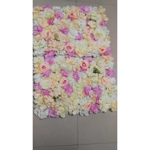 40*60cm Artificial Silk Rose Flower Wall Party Wedding Backdrop Home Shop Display Flower Panel Flower Mats Background