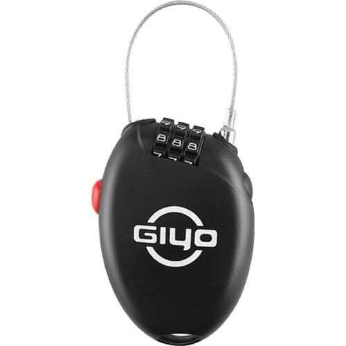 Cycling Scooter Anti-Theft Mini Helmet Lock Motorcycle 3 Digit Bicycle Lock Combination Password Safety Cable Lock