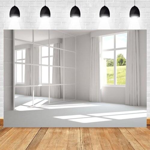 Yeele Interior Photocall White Curtain Windows Photography Backdrop Personalized Photographic Backgrounds For Photo Studio