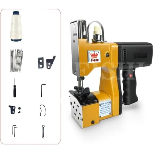 GK9-350 portable sewing machine electric sealing machine small woven bag sealing machine packing machine