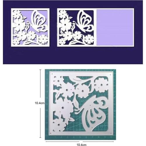 Metal cutting dies cut die mold Flower Butterfly Frame Decoration Scrapbook paper craft knife mould blade punch stencils dies