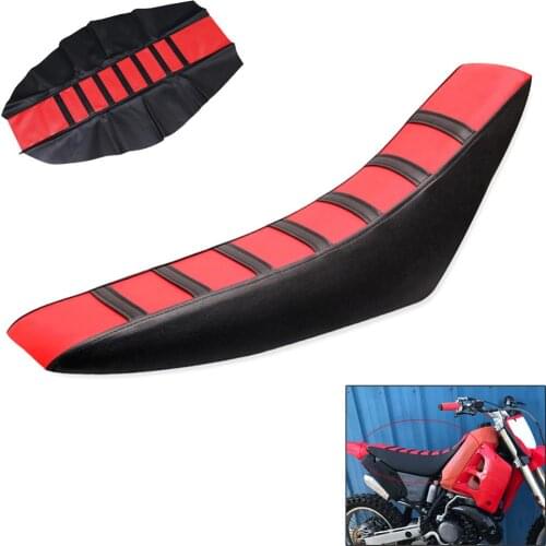 PVC Motorcycle Striped Gripper Soft Seat Cover Rubber Fit for SX XC XC-W SX-F 85 105 125 150 200 250 300 350 450