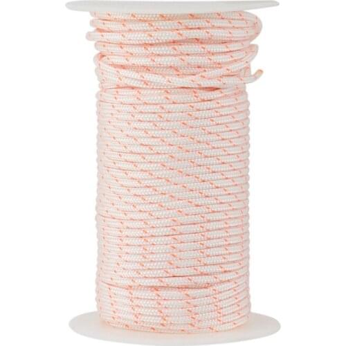 50M 3Mm Nylon Pull Starter Rope Recoil Engine Start Cord for 430/520 Trimmer Cutter Chainsaws Lawn Mower Engine