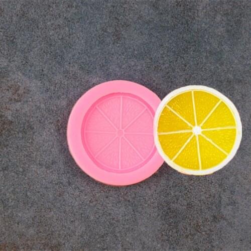 New Fruit Orange Orange Lemon Slice Turn Sugar Cake Silicone Mold Chocolate Mold DIY Baking Decoration Mold A1617