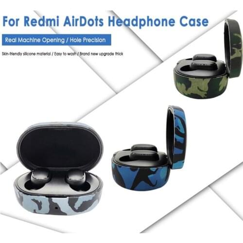 New Silicone Protective Cover Case Silicone Drop Protection Sleeve Non-slip Protective Cover For Xiaomi Redmi Airdots Earphone