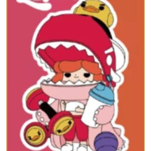 Original Dinosaur Sister Living Together Series Blind Box Toy Figurine Designated Style Cute Anime Character Gift Free Shipping