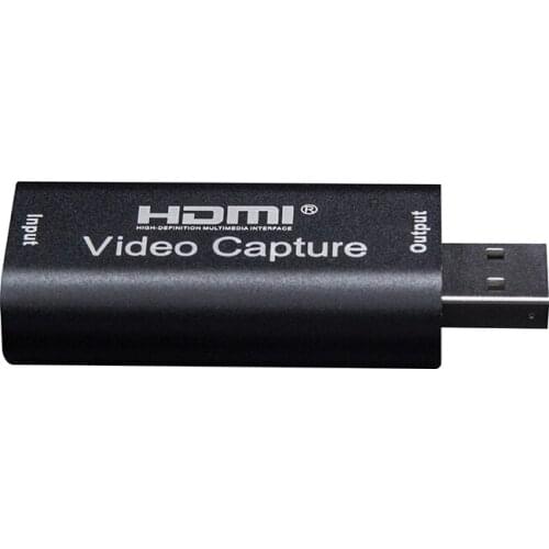 Video Card 4K@30Hz 1080P USB2.0 HDMI Video Capture Card USB Box HDMI to USB Video Capture Dongle fr Game Streaming Live Teaching