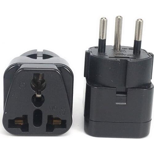 ISRAEL Palestine Travel Plug Adapter Universal Outlet Israeli 3 Pin Grounded Plug Adaptor 10A 250V