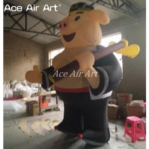 Portable inflatable Chinese Classical Character fairy role inflatable Pigs inflatable Eight-Commandment Pig / Pigsy for sale