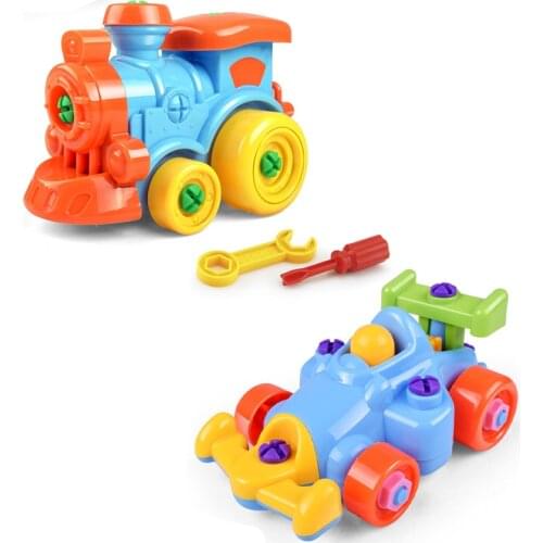 DIY assembly City Train Racer Building blocks toy early childhood development intelligence Handson ability for children gifts
