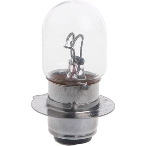 T19 P15D-25-1 DC 12V 35W Motorcycle White Headlight Double Filament Bulb