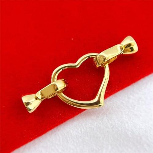 Pearl necklace bracelet clasp, 18 k gold plated clasp connector, maintenance of DIY accessories material